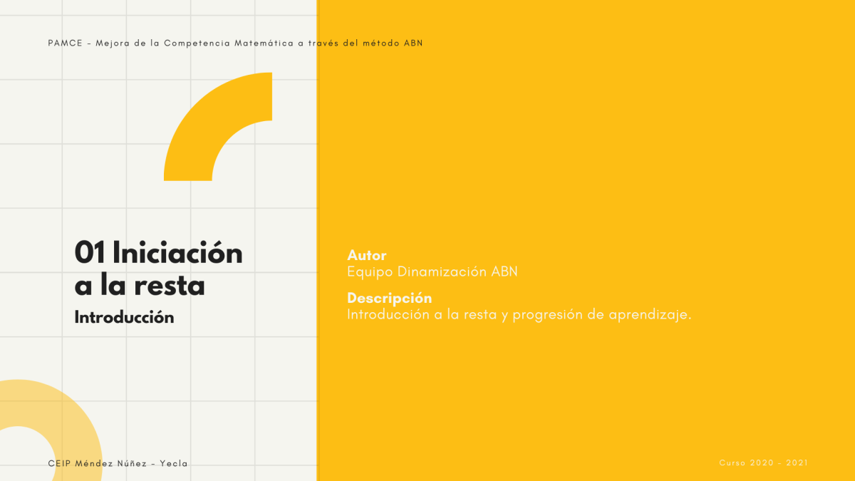 01 Introducción a las fases de la&nbsp;resta