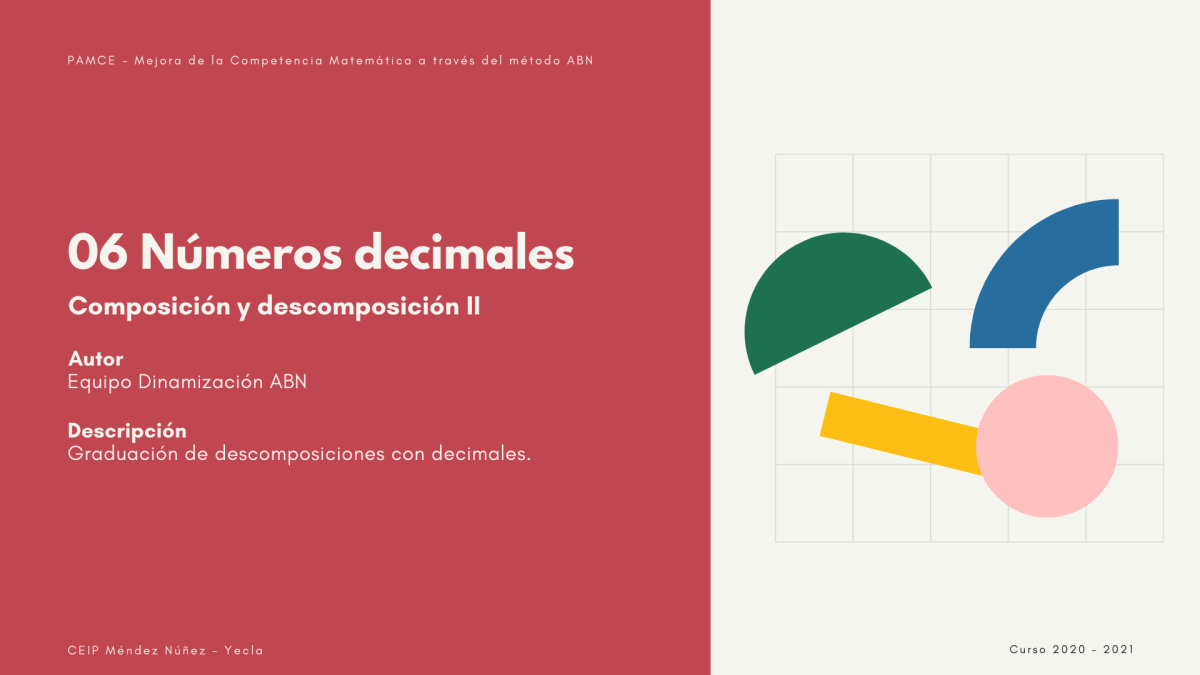 06. Composición y descomposición de números decimales&nbsp;II