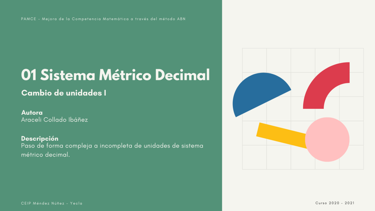01. Sistema métrico decimal: Cambio de unidades&nbsp;I