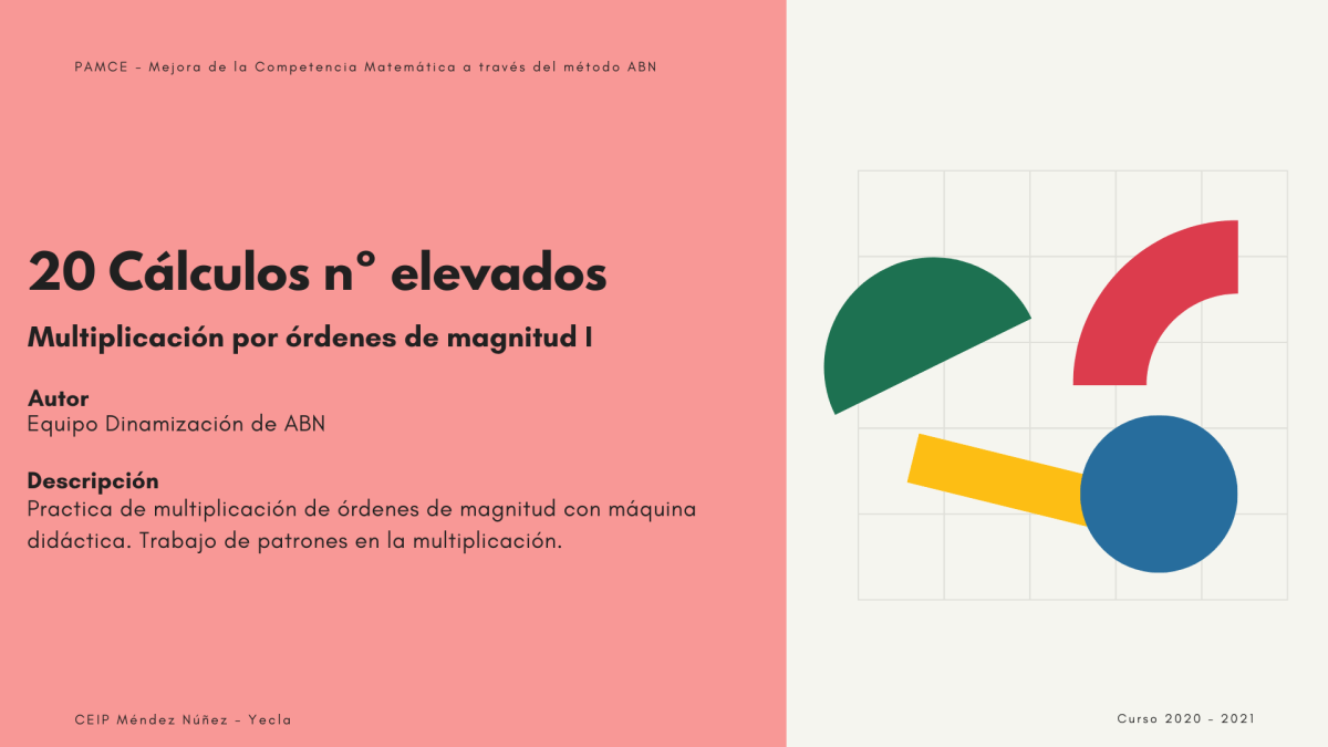 20. Multiplicación por órdenes de magnitud&nbsp;II