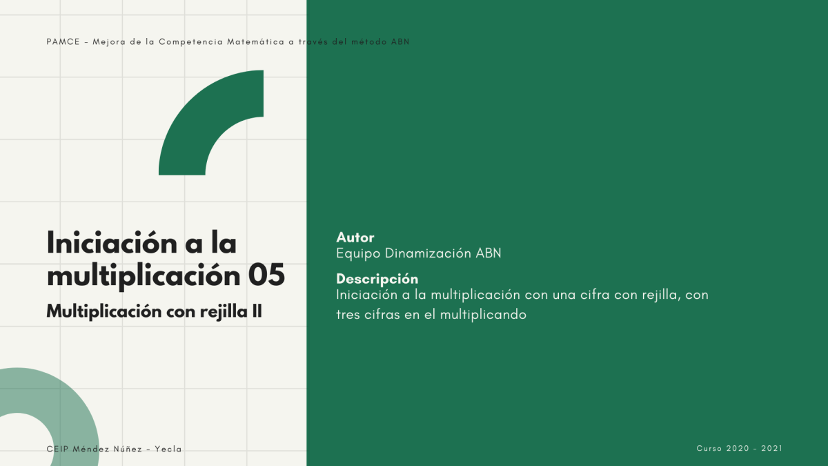 05. Multiplicación con rejilla&nbsp;II